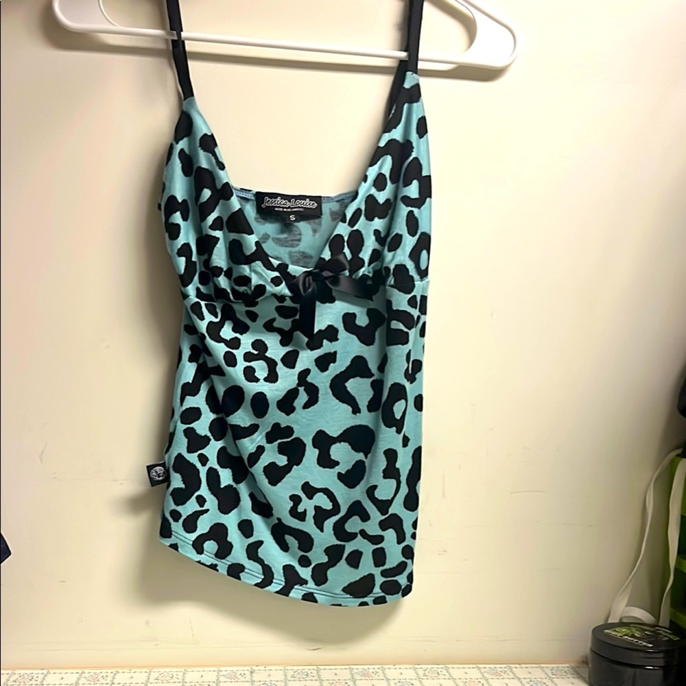 Jessica Louise teal cami top small
